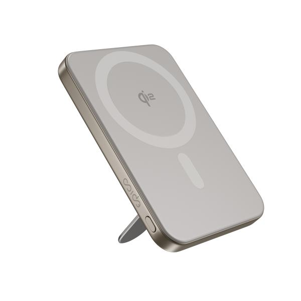 Epico Qi2 5000mAh Alu Mag+ Stand PB EM52 - titán 