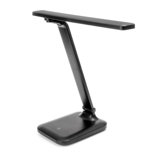 Platinet PDL194B stolná LED lampa Remus 5W stmievateľná, dotykové ovládanie, USB port, čierna 