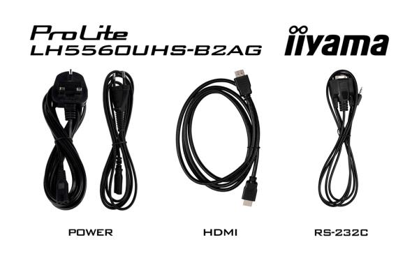55" iiyama LH5560UHS-B2AG: VA, 4K UHD, Andr.11, 24/ 7 