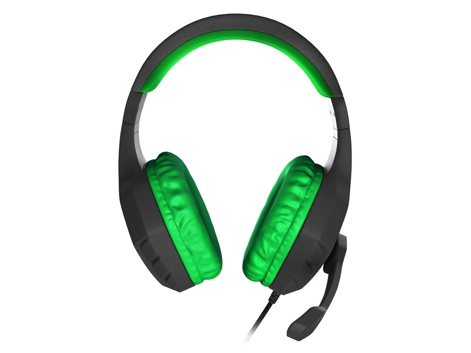 Herní stereo sluchátka Genesis Argon 200, černo-zelené 