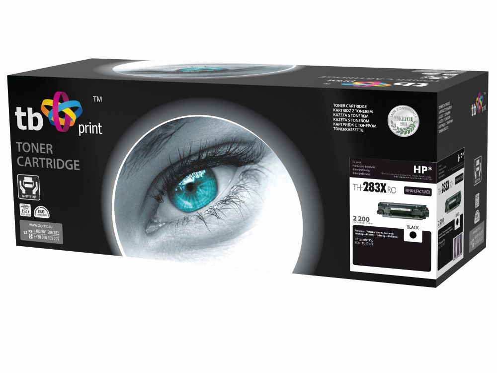Toner TB kompatibilný s HP CF283X Black, 2200, ref
