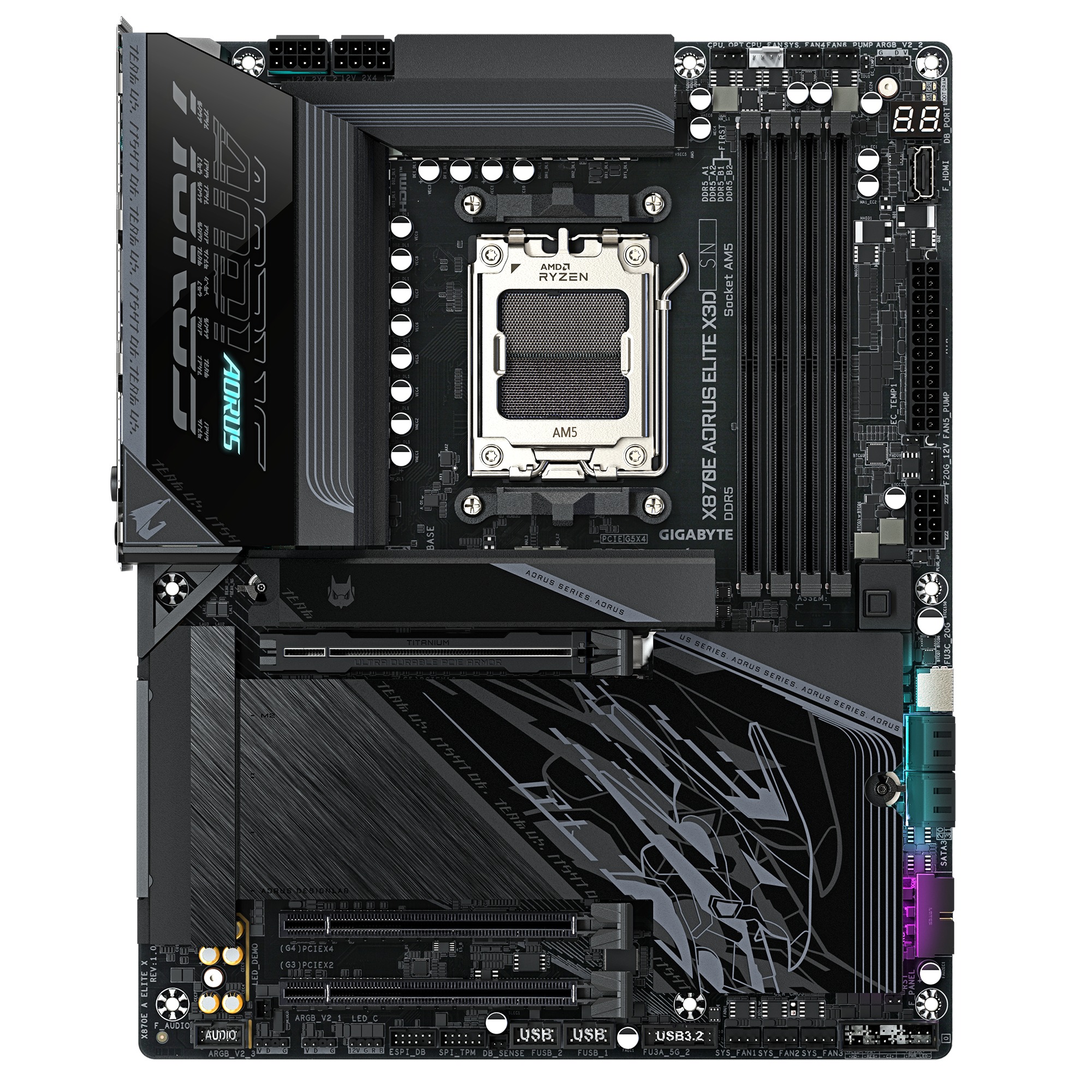 GIGABYTE X870 AORUS ELITE X3D/ AM5/ ATX 