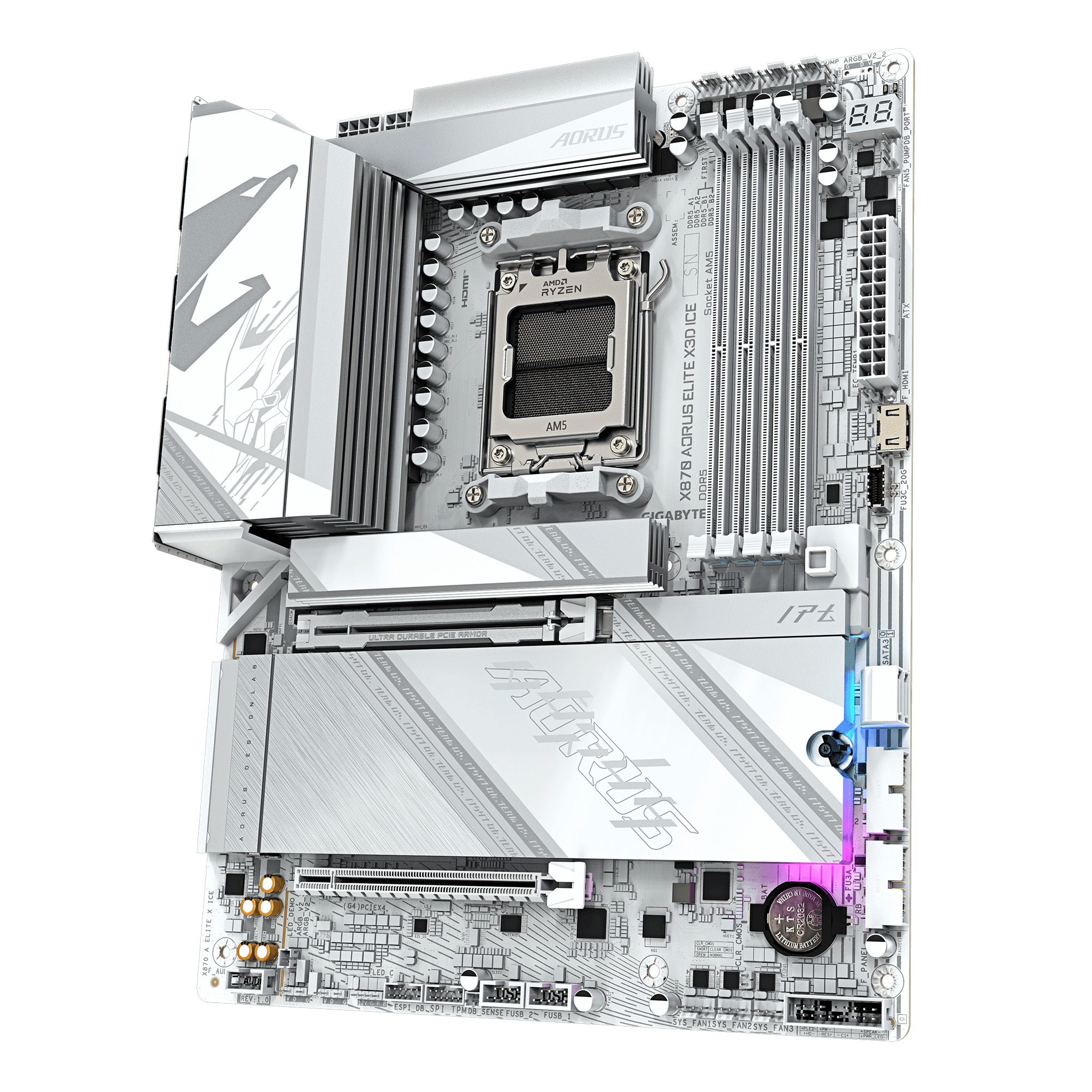 GIGABYTE X870 AORUS ELITE X3D ICE/ AM5/ ATX 