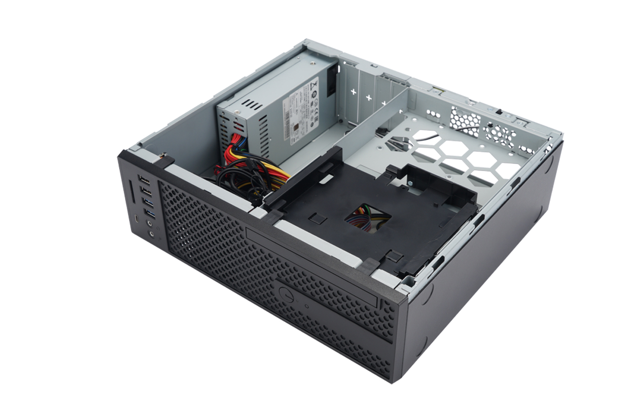 SFF In-Win CJ708 black, 8L, USB-C, 265W 80+ Bronze 
