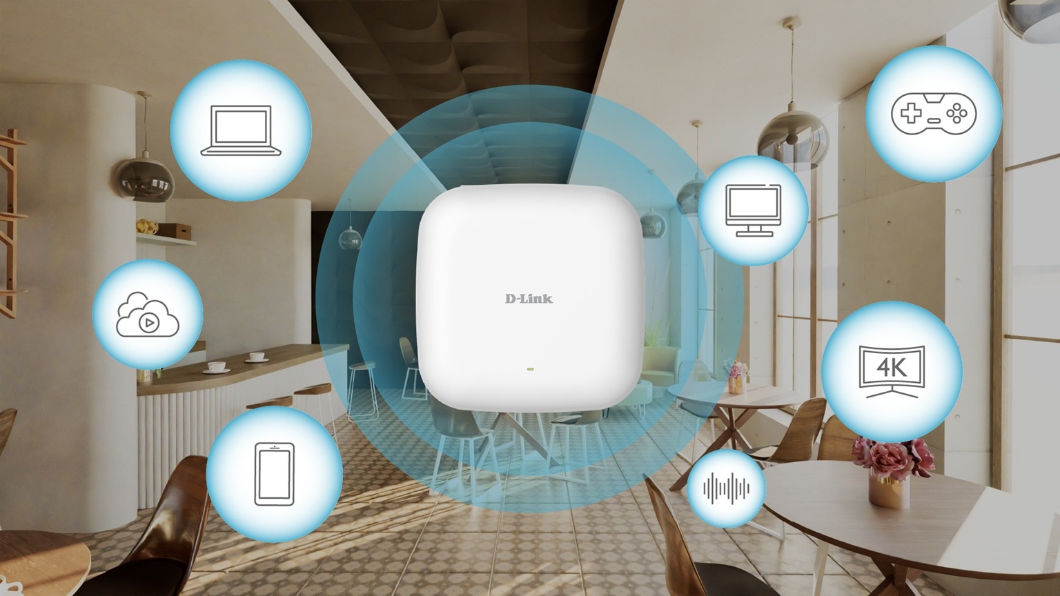 D-Link DBR-X3000-AP Wi-Fi AX3000 6 Smart Access point 