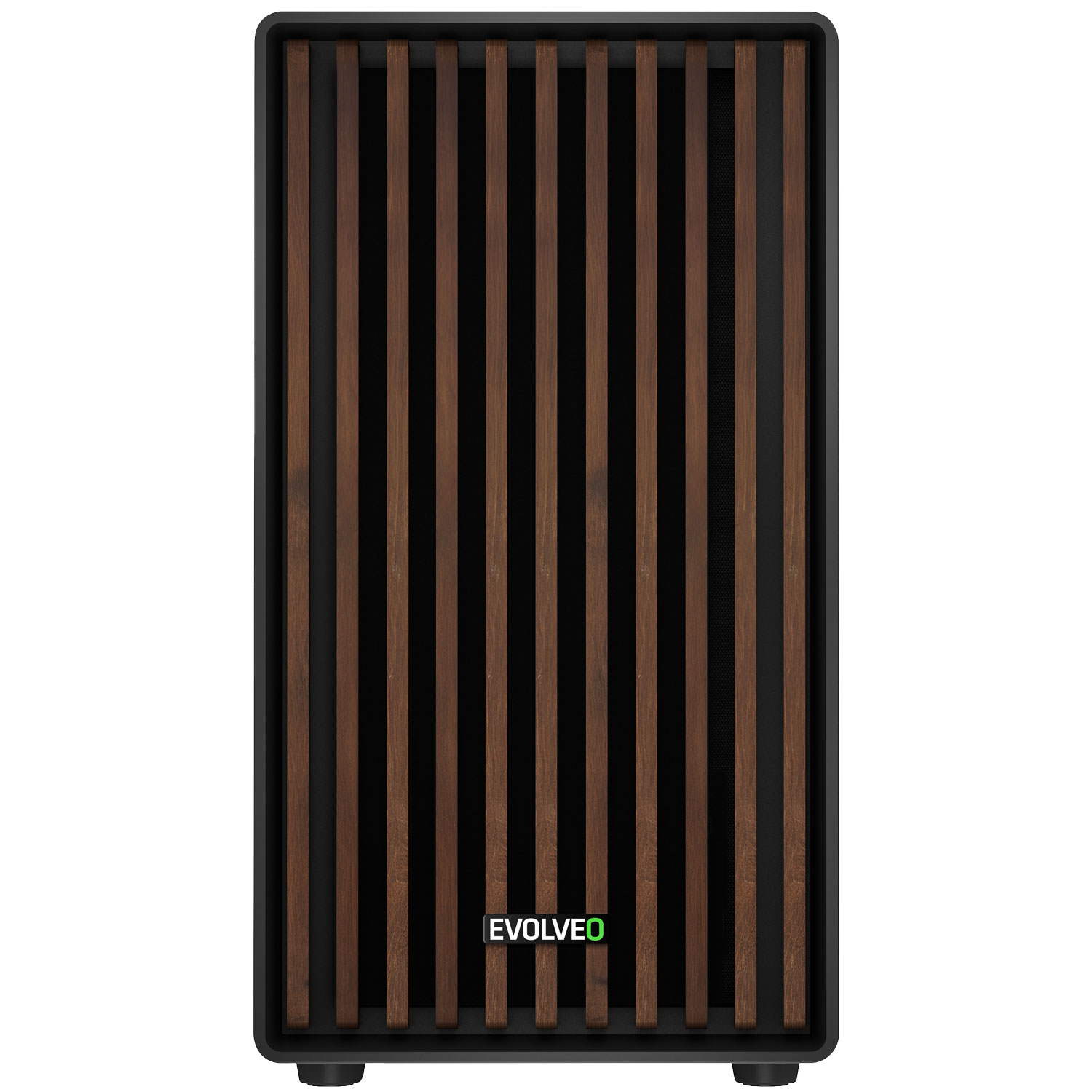 EVOLVEO Panthera, mATX/ 3x ARGB 120/ drevo+sklo 