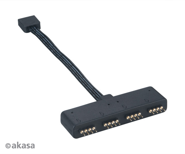 AKASA - RGB LED splitter, 4-pin 