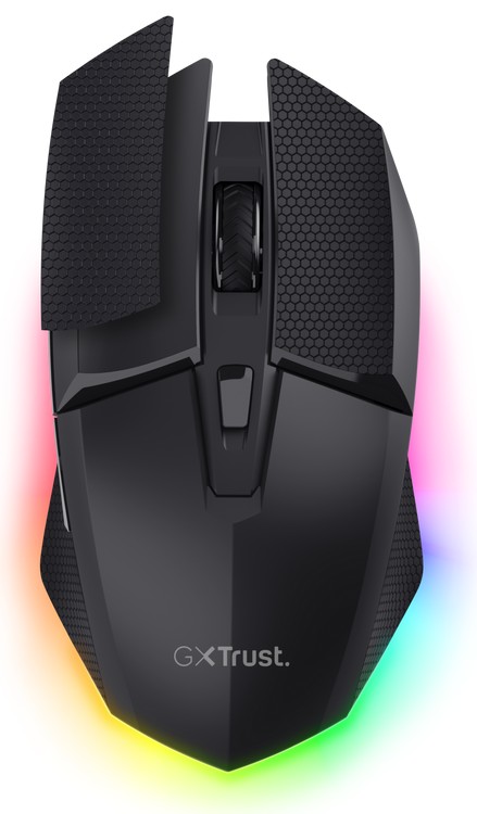 Trust GXT122 FELOX+/ Herná/ Optická/ Pre pravákov/ 10 000 DPI/ USB+BT/ Čierna 