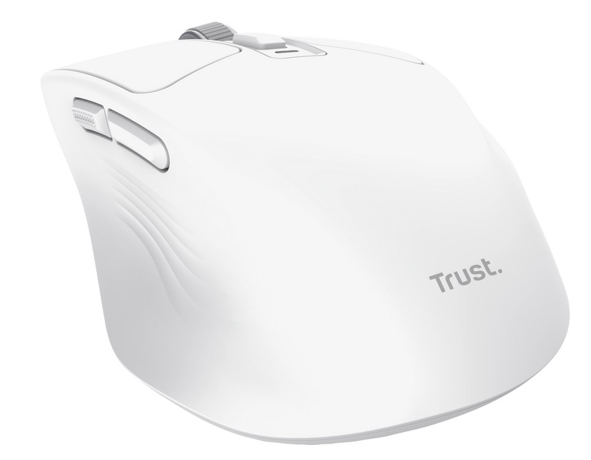 TRUSt NIVEN COMFORT MULTI-WRLS MOUSE WHT 