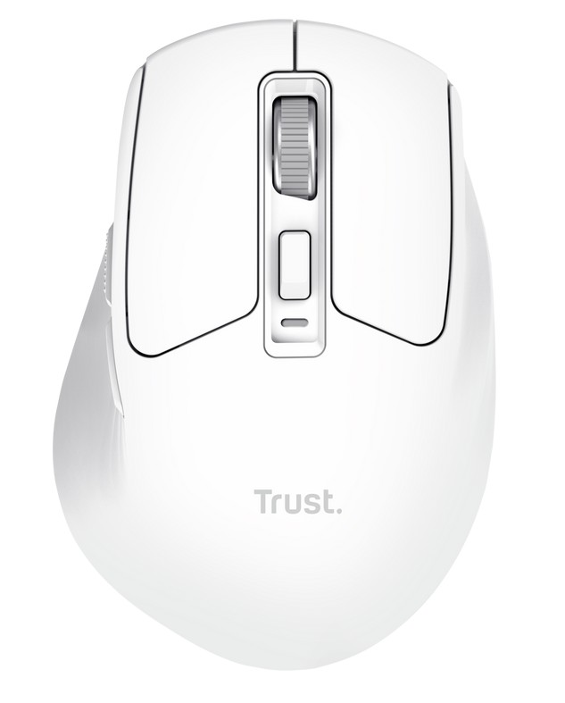 TRUSt NIVEN COMFORT MULTI-WRLS MOUSE WHT 