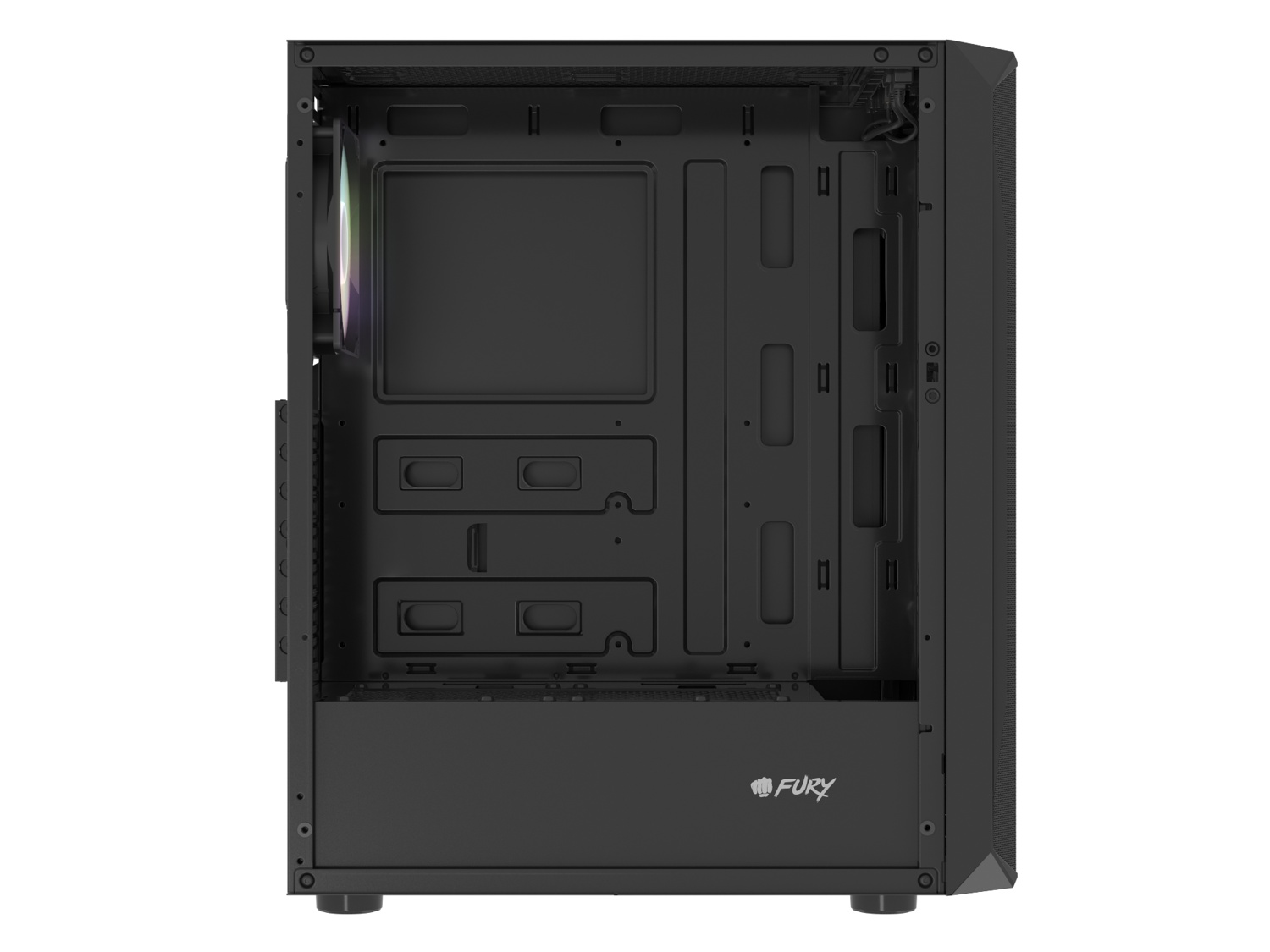 PC skriňa Fury SHOBO SH4 RGB Midi Tower, Window,  