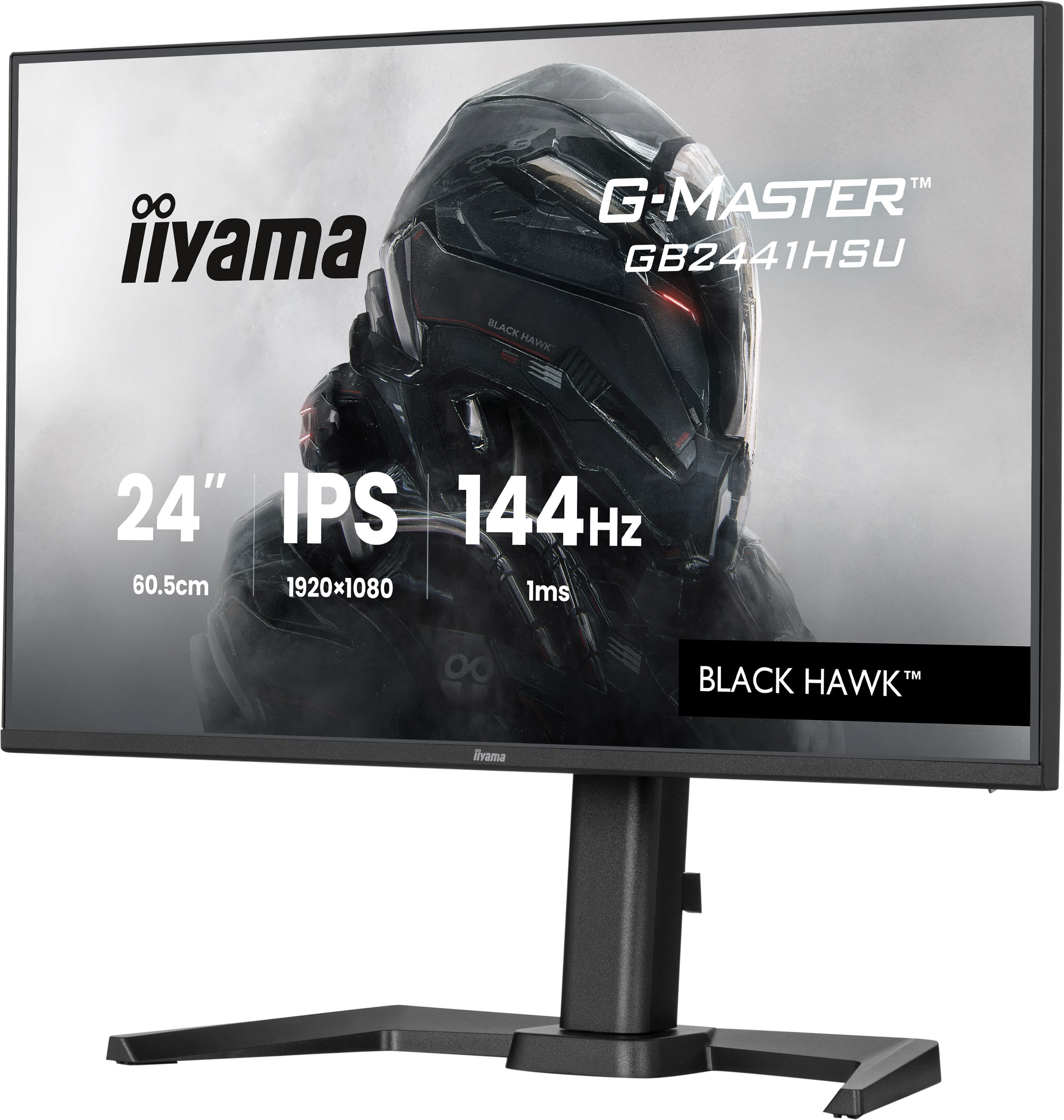 iiyama G-Master/ GB2441HSU-B1/ 23, 8"/ IPS/ FHD/ 144Hz/ 1ms/ Čierna/ 3R 