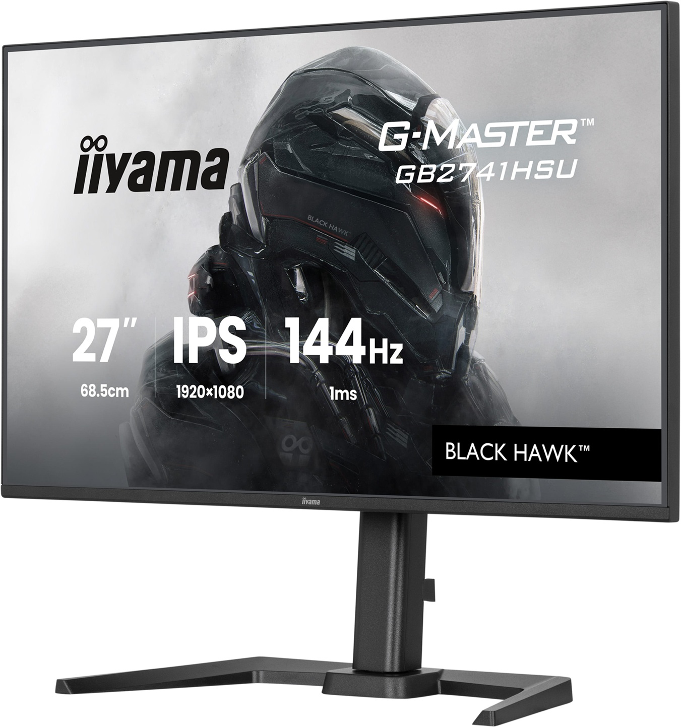 iiyama G-Master/ GB2741HSU-B1/ 27"/ IPS/ FHD/ 144Hz/ 1ms/ Čierna/ 3R 