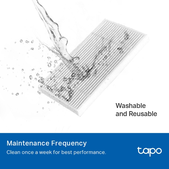 Tapo RVA500 Tapo Robot Vacuum 2-in-1 Dustbin & Water Tank 