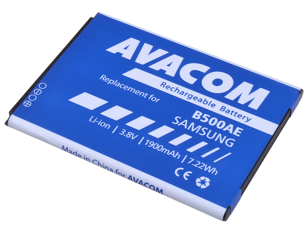 Baterie AVACOM GSSA-9190-S1900A do mobilu Samsung Galaxy S4 mini, Li-Ion 3, 8V 1900mAh 