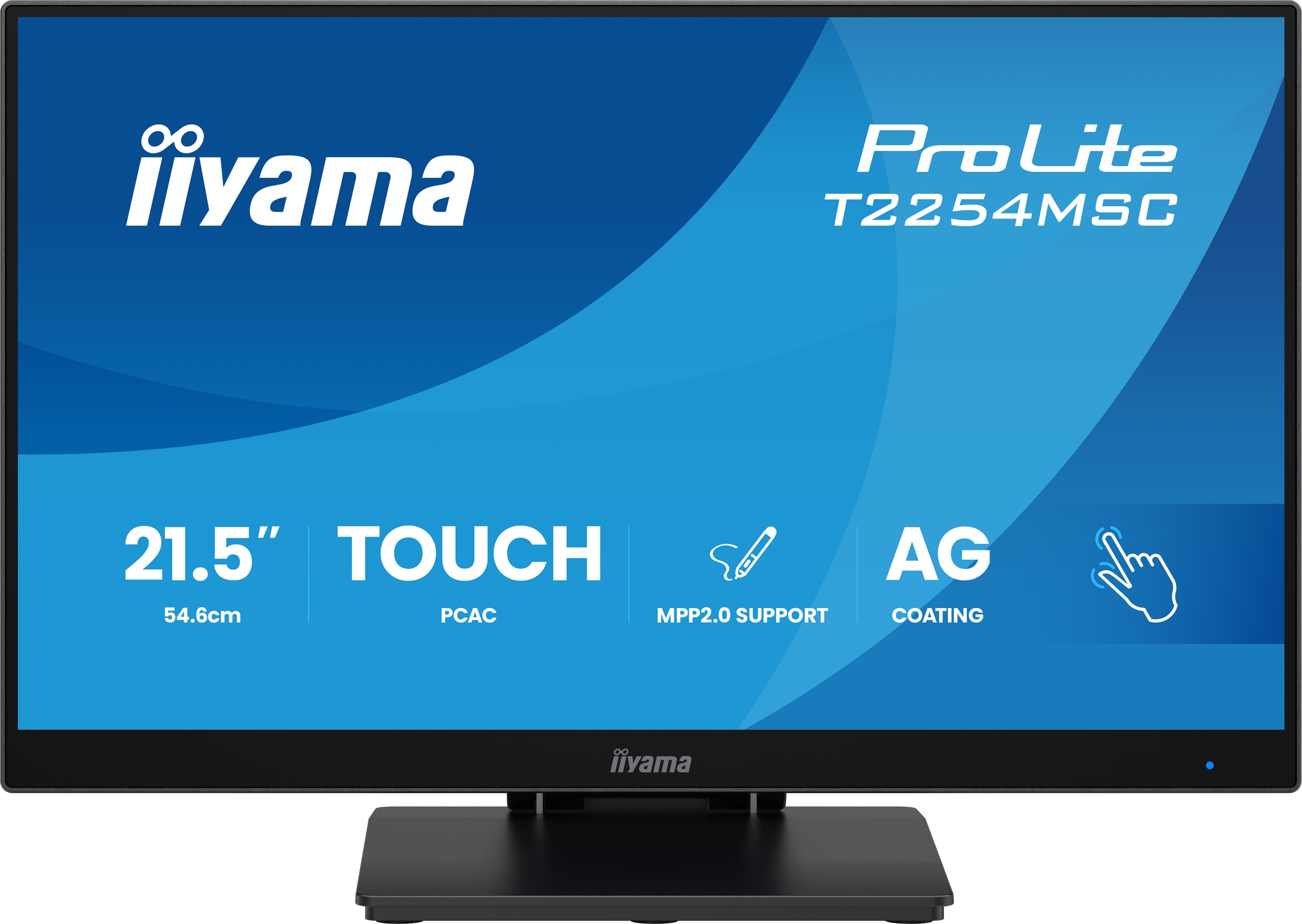 22" LCD iiyama T2254MSC-B2AG: IPS, FHD, HDMI, DP 
