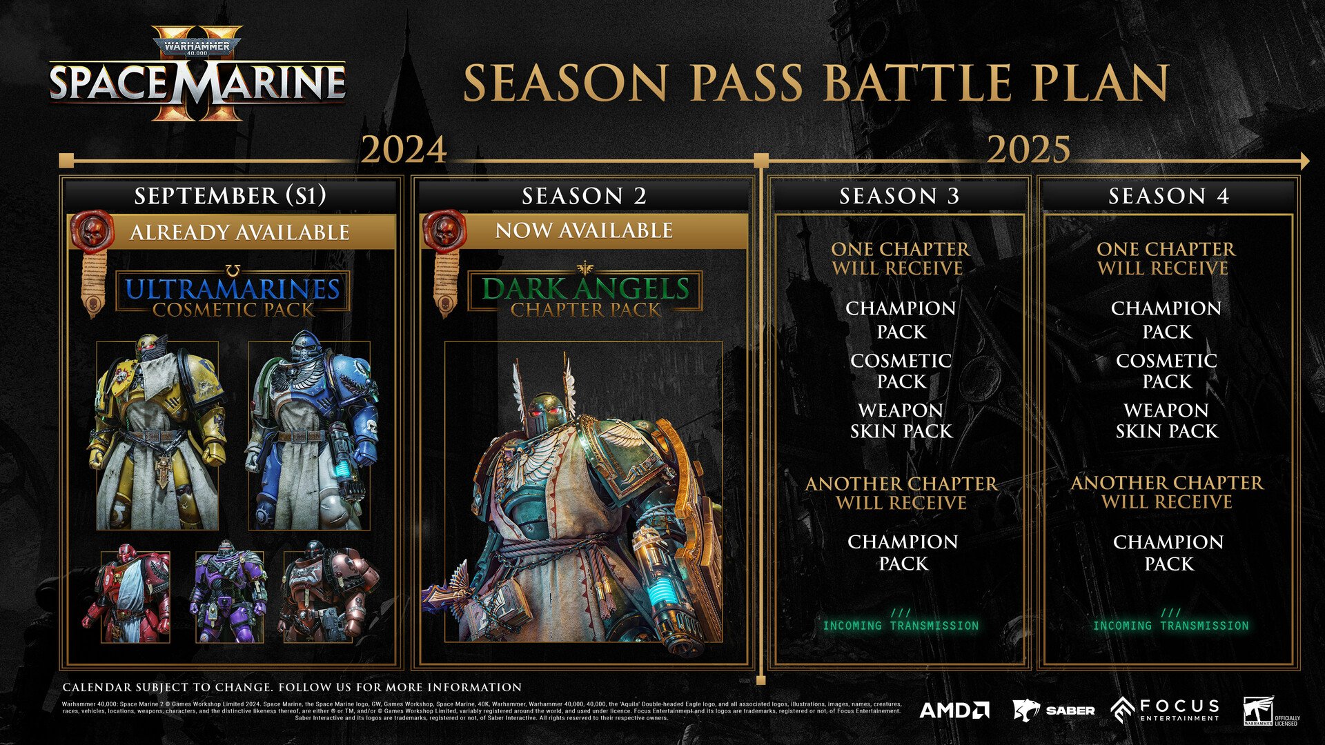 ESD Warhammer 40, 000 Space Marine 2 Season Pass 