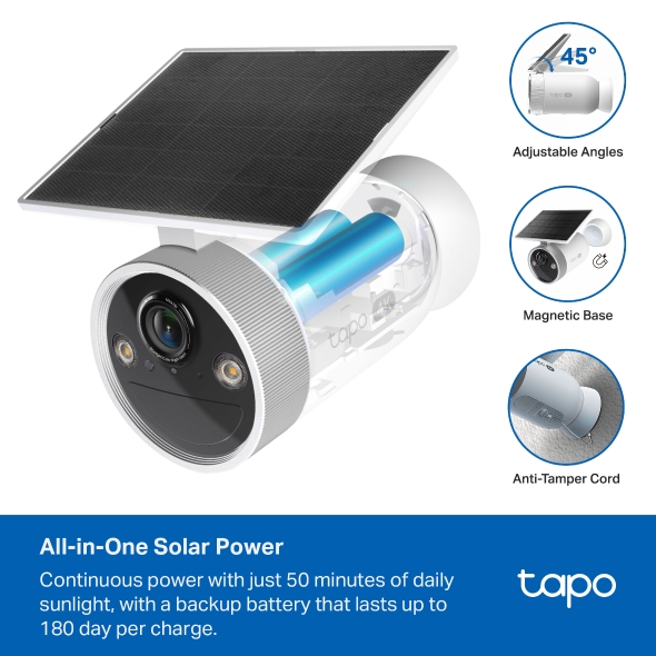 Tapo C465 Enhanced AI Solar Security Camera Ultra 