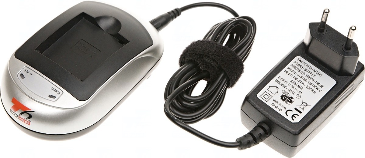 Nabíjačka T6 power Canon NB-6L, NB-6LH, 230V, 12V, 1A 