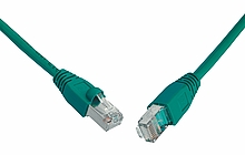 SOLARIX patch kábel CAT5E SFTP PVC 2m zelený snag-proof