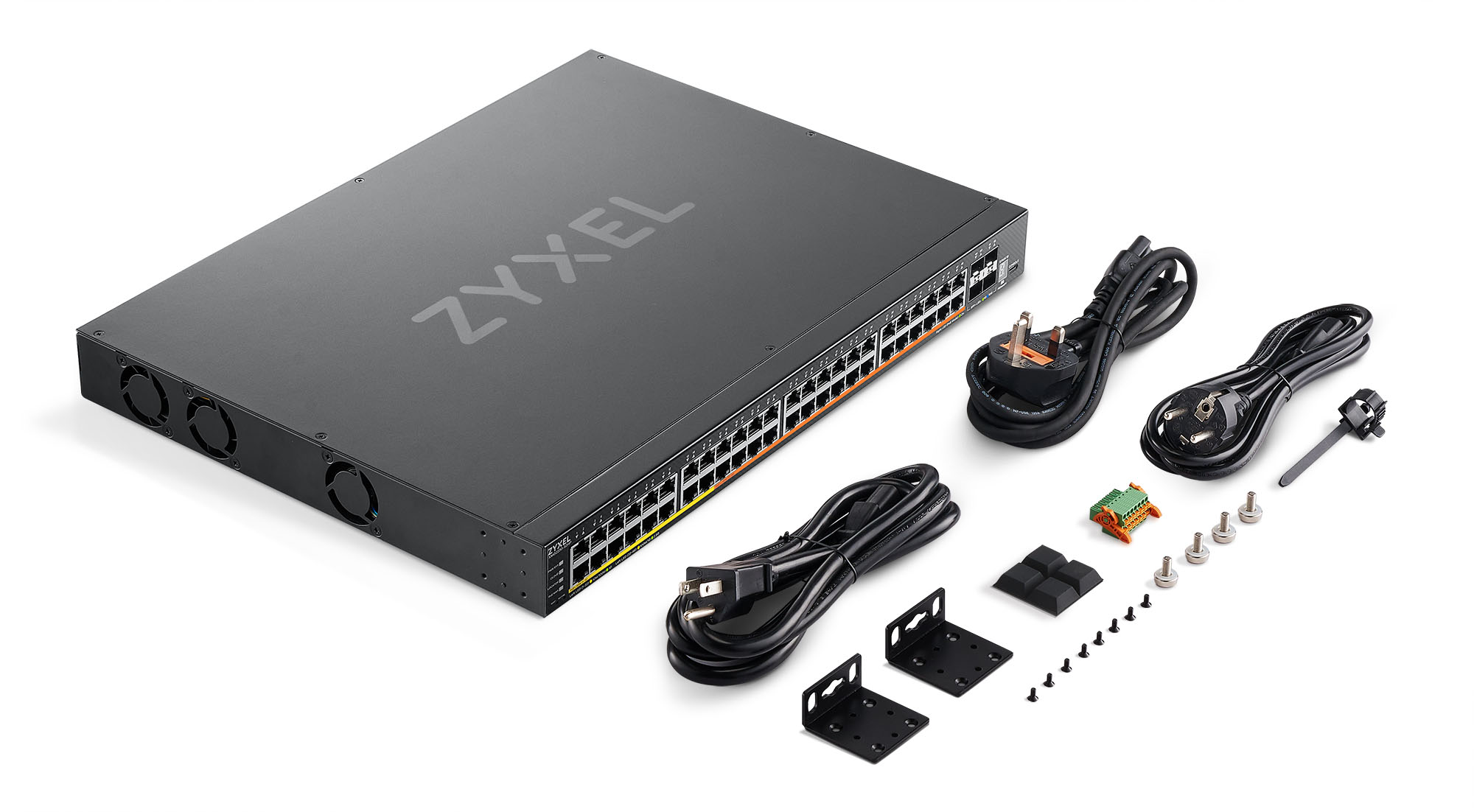 Zyxel XMG2230-52HP, L3, 16x 2.5G, 32x 1G, AC: 960W PoE, DC: 2400W PoE, 4xSFP+Uplink, 1Y NebulaFlexPro 