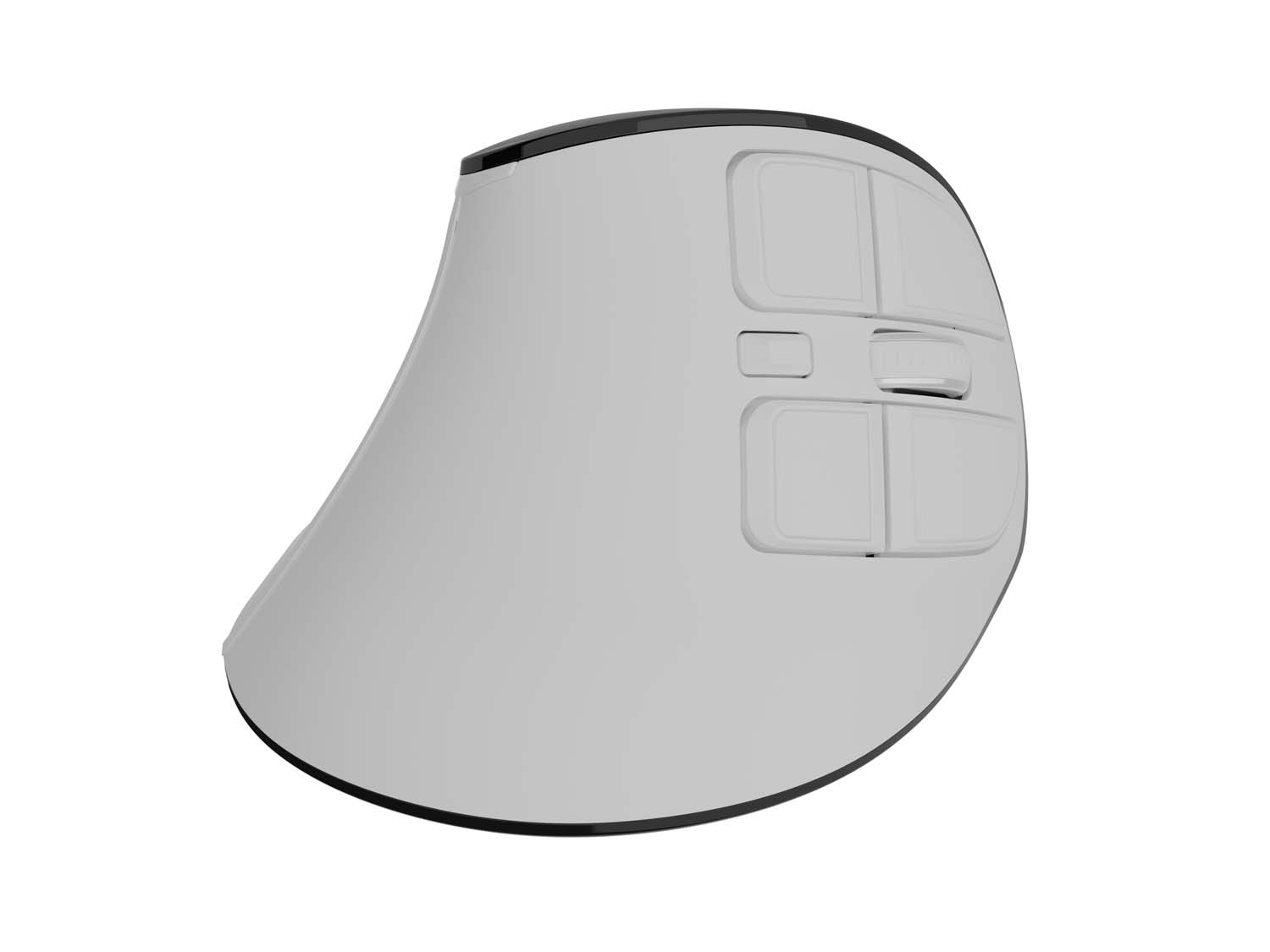 Vertikálna bezdrôtová myš Natec EUPHONIE PRO/ Vertikálna/ Blue Sense/ Pre pravákov/ 4 000 DPI/ USB+BT/ Biela 