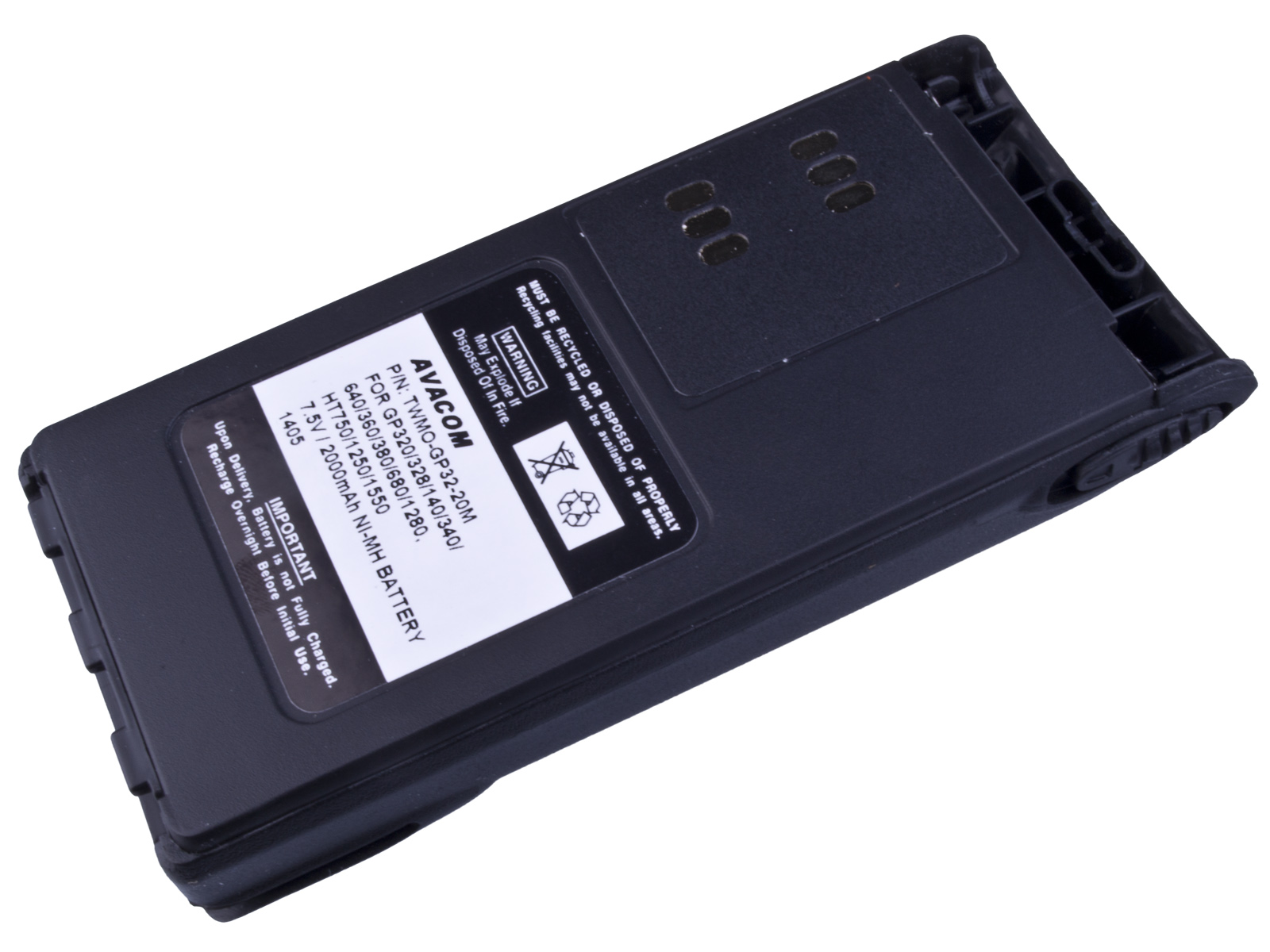 Batéria AVACOM Motorola GP320/ 340/ 360, HT750/ 1250 - WARIS Ni-MH 7, 5 V 2000mAh