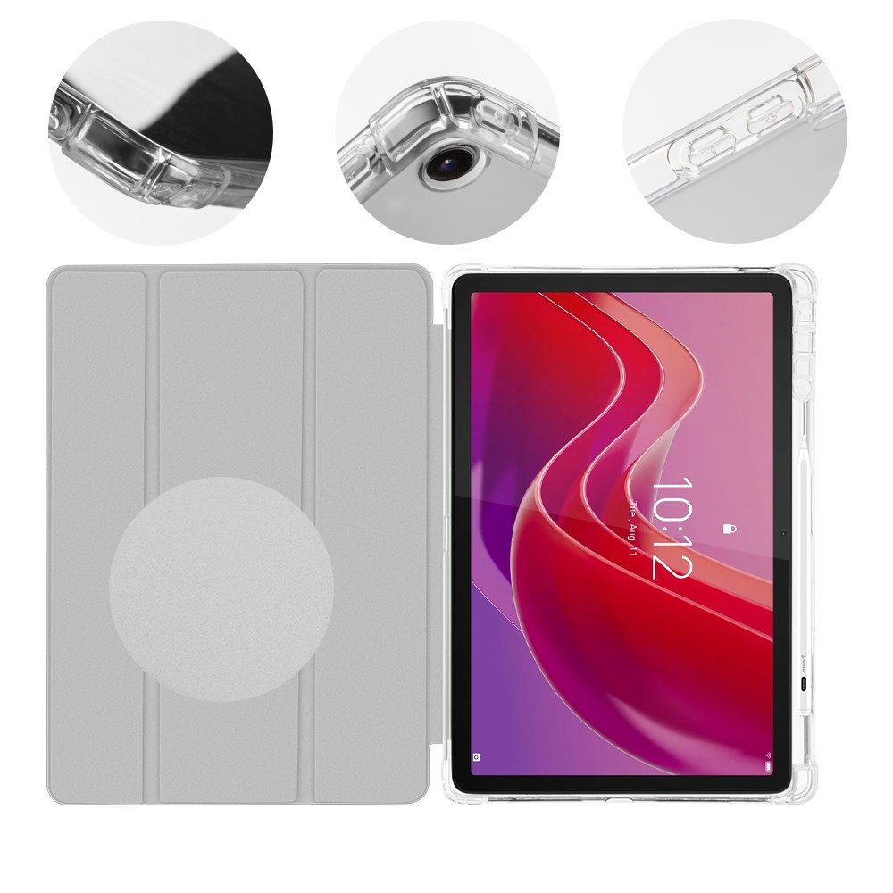 OBAL:ME MistyTab Puzdro pre Lenovo Tab M11/ M11 LTE Light Gray 