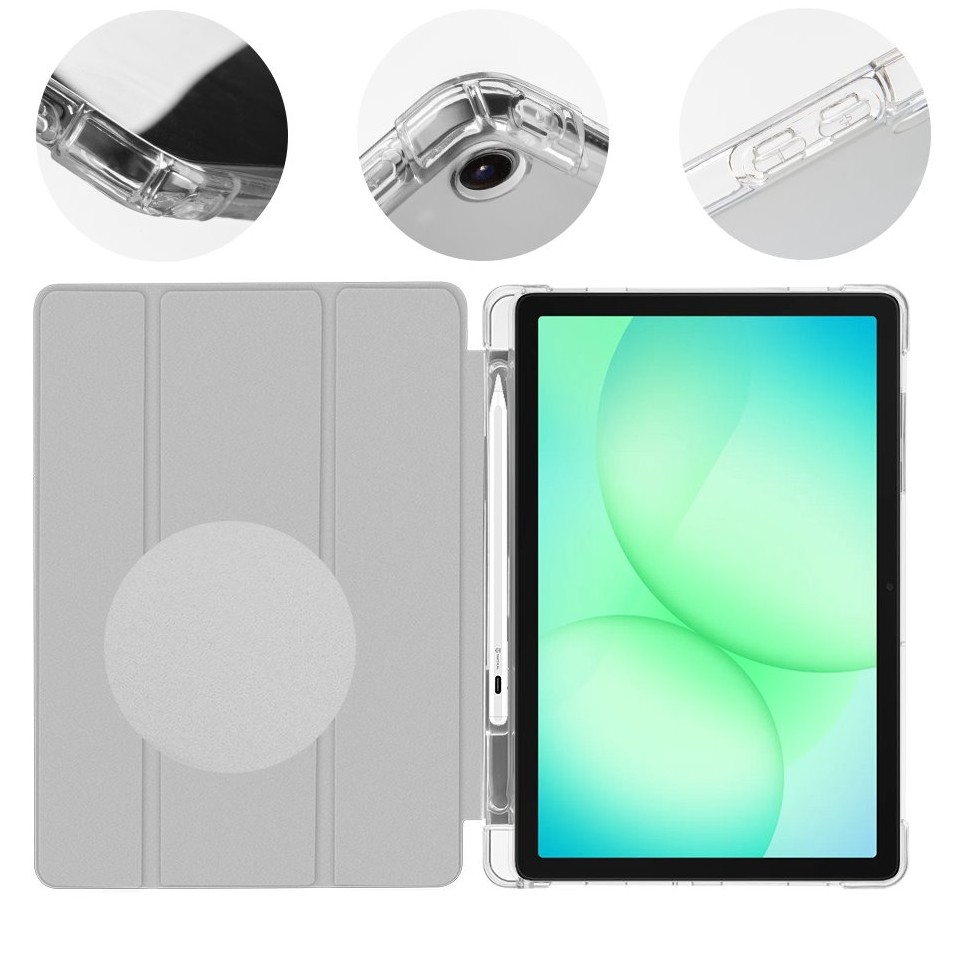 OBAL:ME MistyTab Puzdro pre Samsung Galaxy Tab A11+ Light Gray 