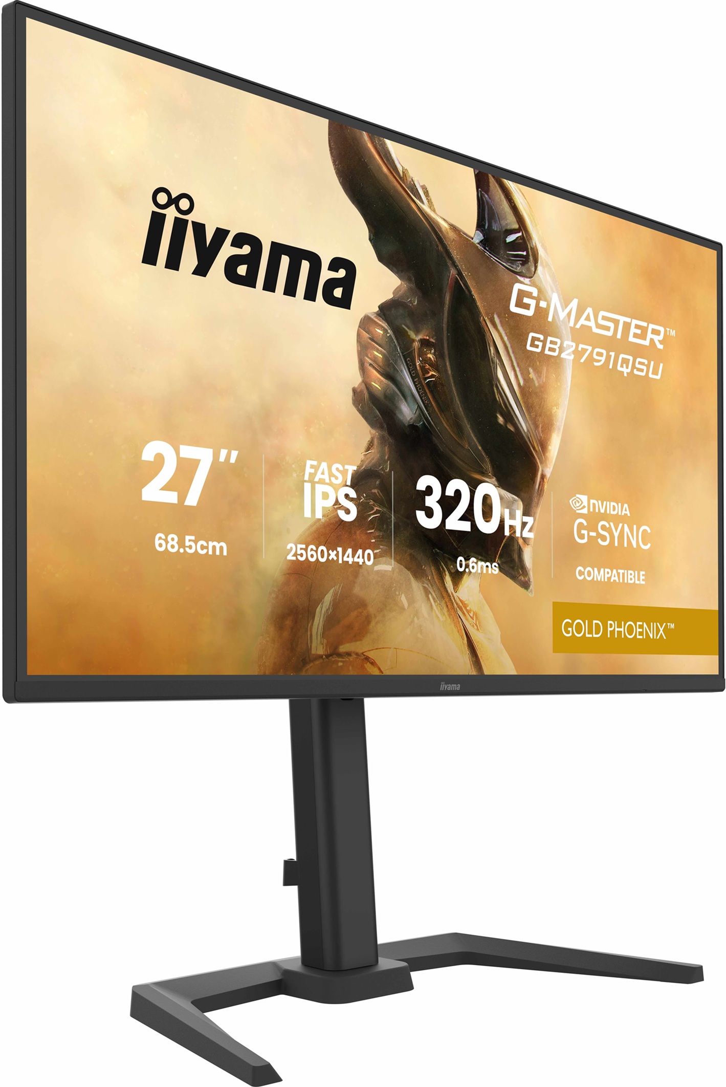 iiyama G-Master/ GB2791QSU-B1/ 27"/ IPS/ QHD/ 320Hz/ 0, 6ms/ Čierna/ 3R 