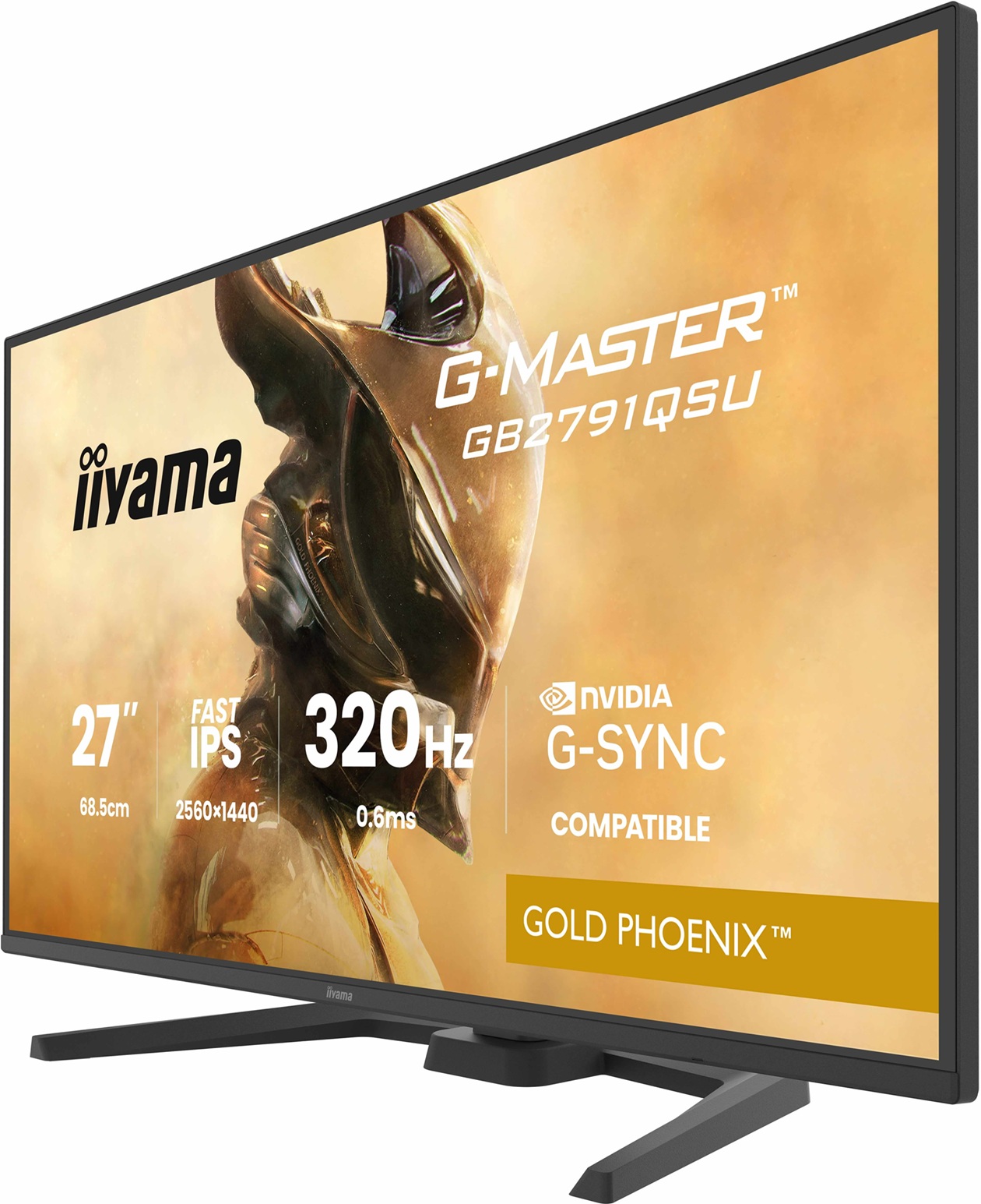 iiyama G-Master/ GB2791QSU-B1/ 27"/ IPS/ QHD/ 320Hz/ 0, 6ms/ Čierna/ 3R 