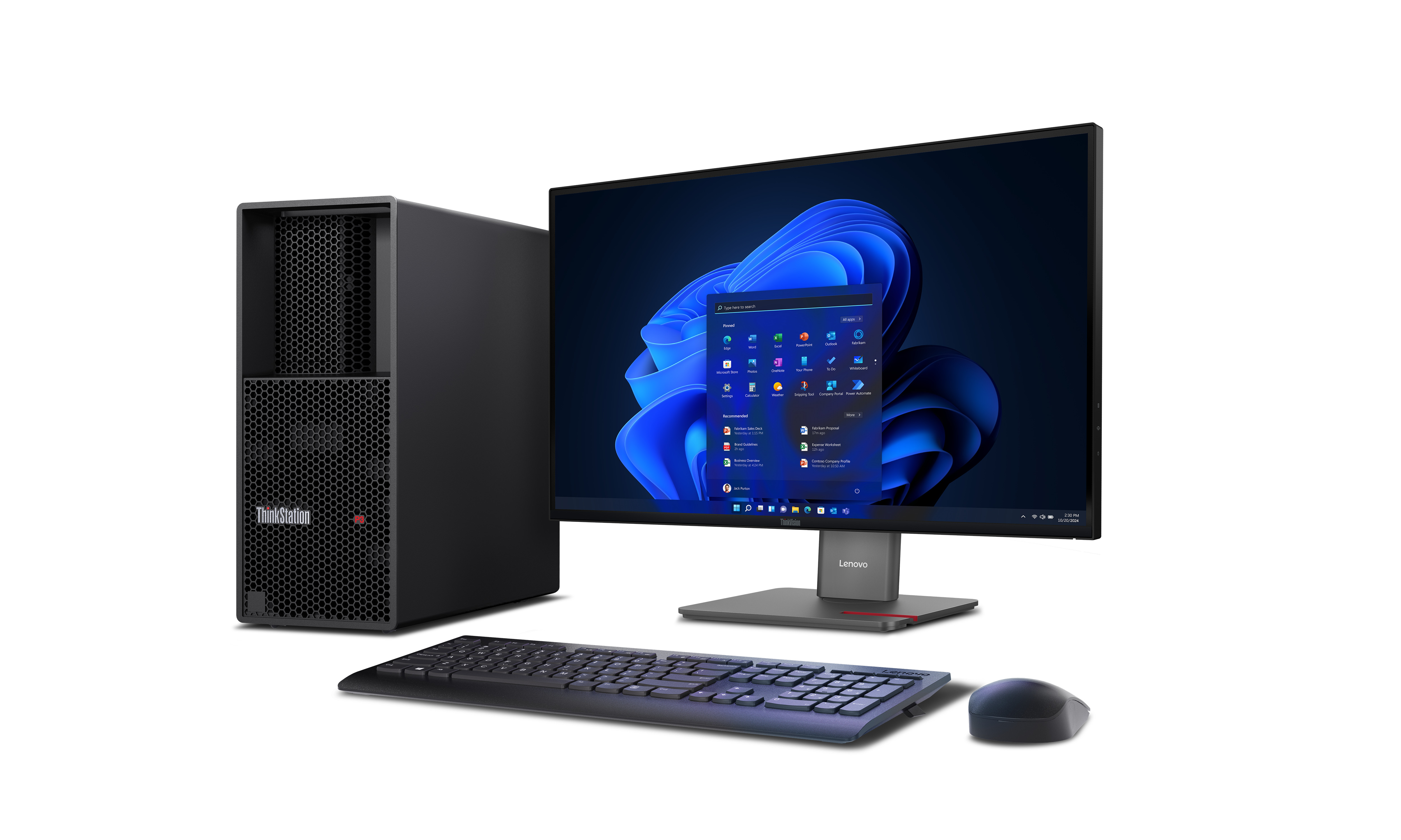 Lenovo ThinkStation P/ P3 Tower Gen 2/ Tower/ U7-265K/ 64GB/ 1TB/ RTX A400/ W11P/ 3ROn-Site 
