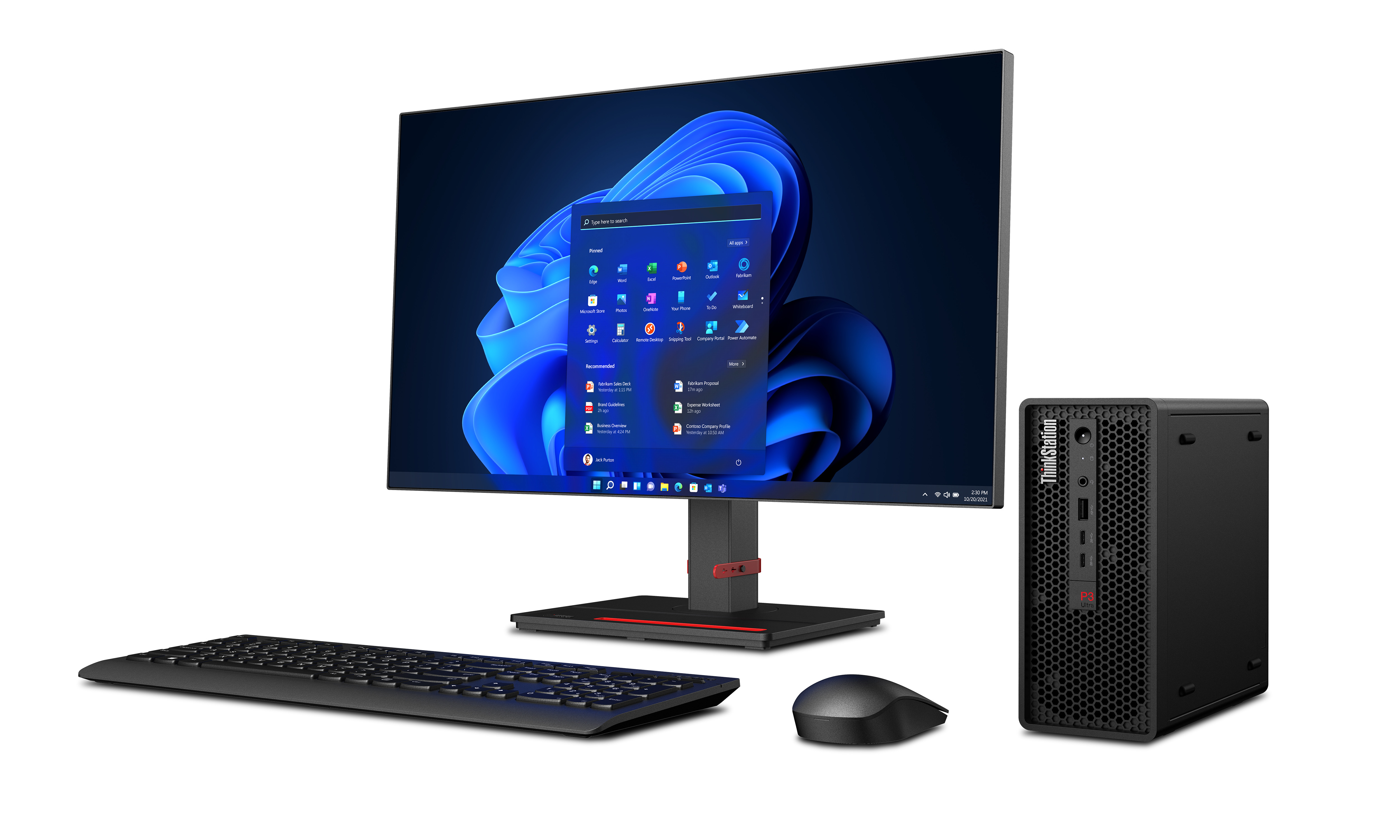 Lenovo ThinkStation P/ P3 Ultra SFF Gen 2/ Ultra SFF/ U7-265K/ 32GB/ 1TB/ Intel int/ W11P/ 3ROn-Site 