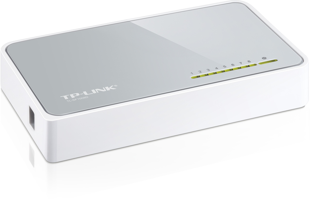 TP-Link TL-SF1008D 8x 10/ 100Mbps Desktop Switch 