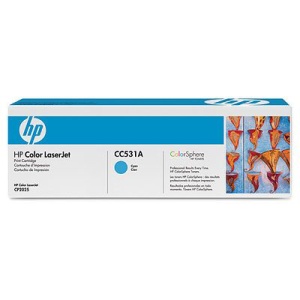 HP tlačová kazeta azúrová, CC531A
