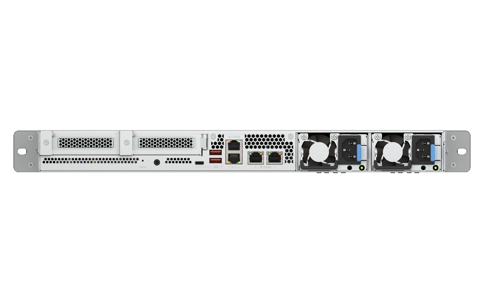 QNAP TS-h1077AFU-R7-32G (AMD Ryzen 7, 32GB ECC RAM, 10x 2, 5" SATA, 2x PCIe, 2x 2, 5GbE, 2x 10GbE) 