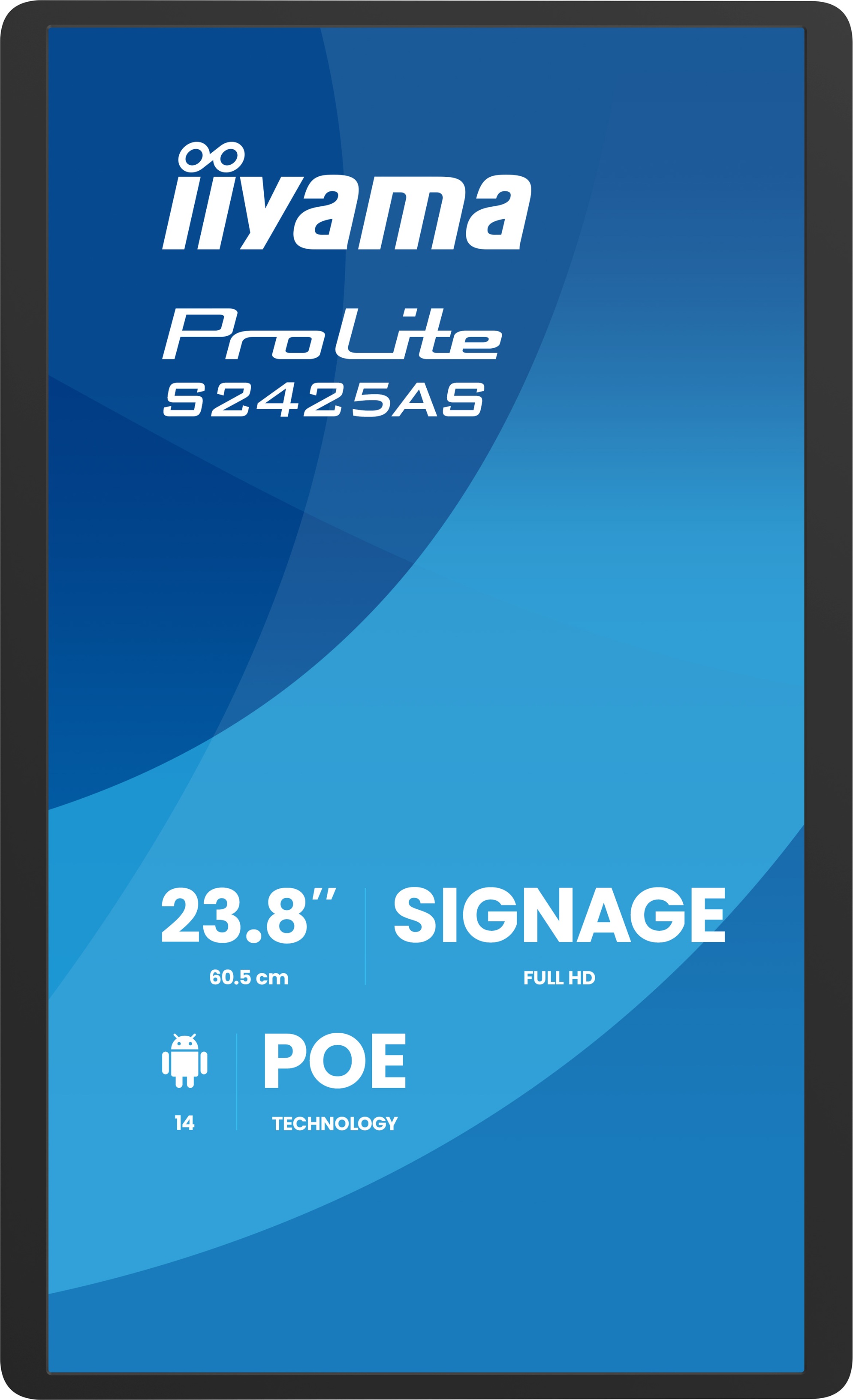 24" iiyama S2425AS-B1P: IPS, FHD, Android 