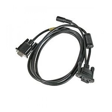 Cable: RS232, čierna, DB9, 5V, 2.9m (9.5") straight, External IO