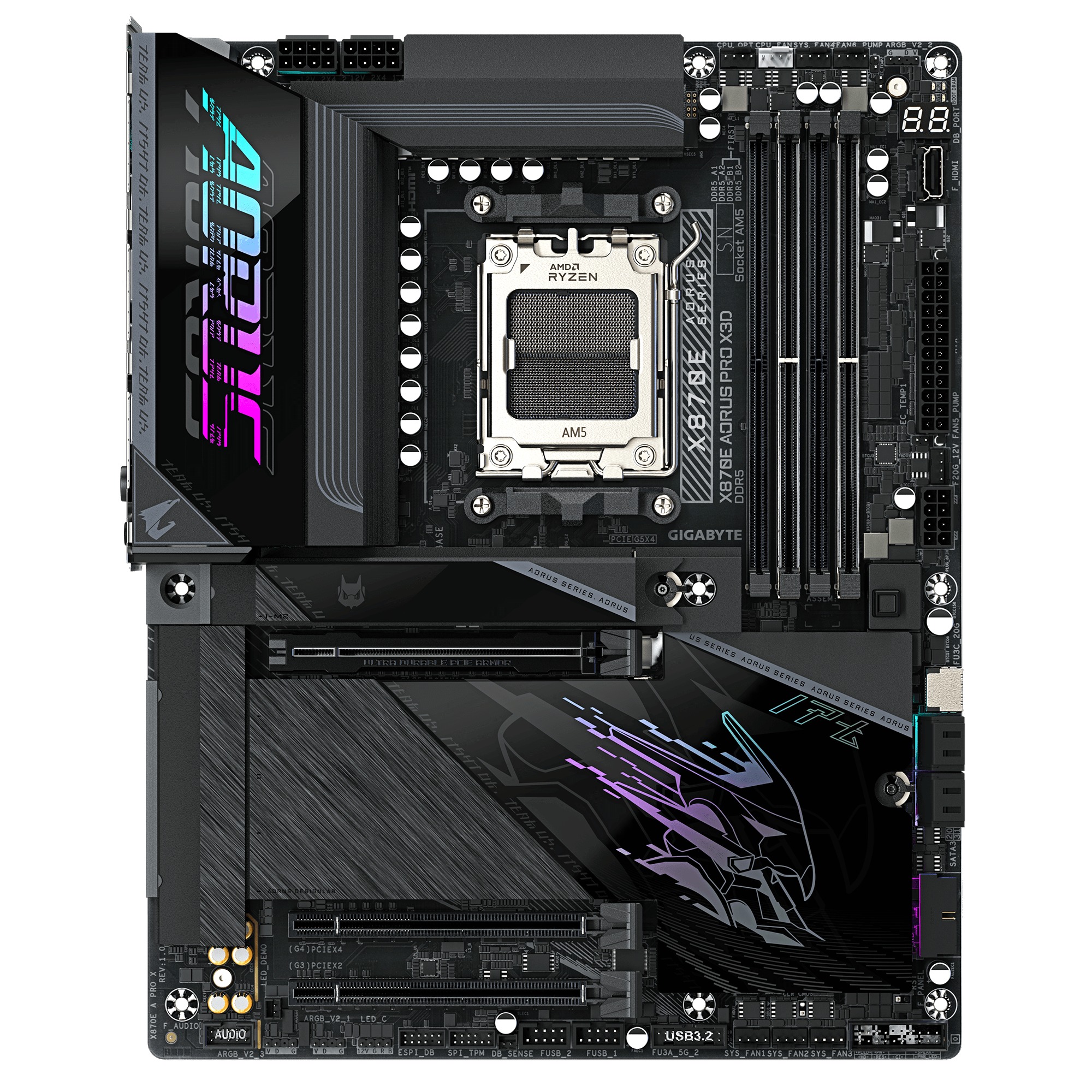 GIGABYTE X870E AORUS PRO X3D/ AM5/ ATX 