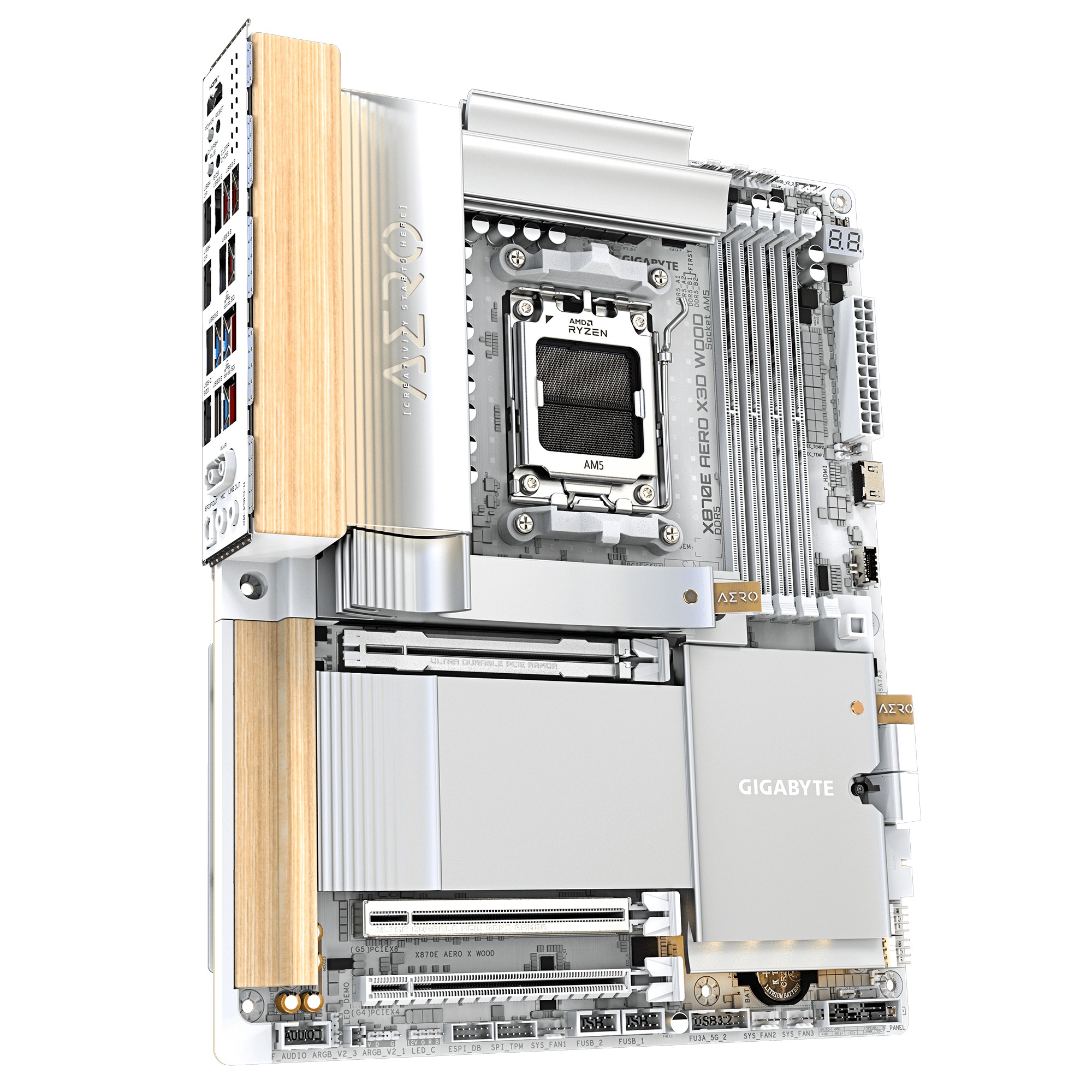 GIGABYTE X870E AERO X3D WOOD/ AM5/ ATX 