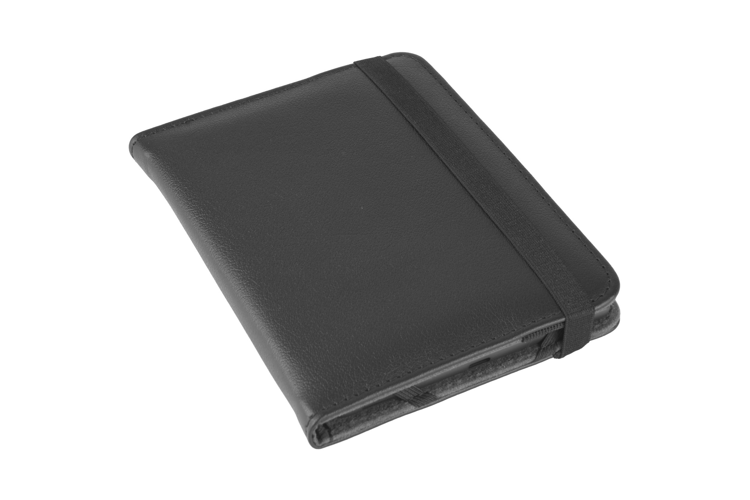 C-TECH PROTECT púzdro z pravej kože pre 6" zariadenie, RLC-02, čierne (Onyx Boox Go 6 a Poke 5) 