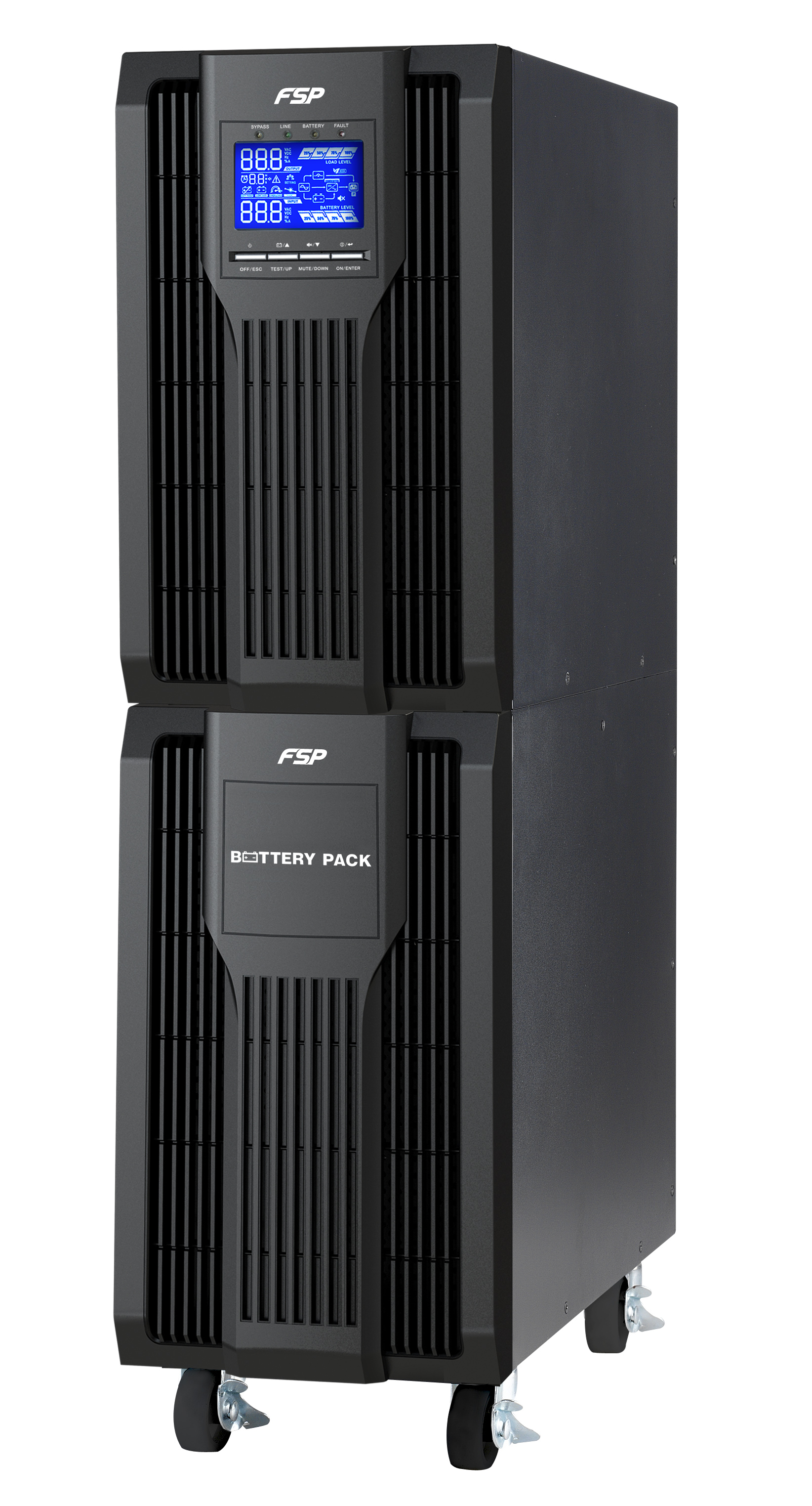 FSP UPS CHAMP 10K veža, 10.000 VA/ 9000 W, online 