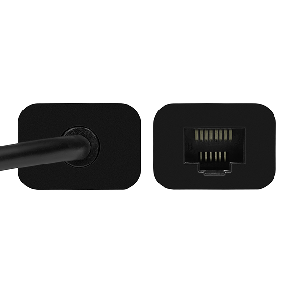 AXAGON ADE-SRC, USB-C 3.2 Gen 1 - Gigabit Ethernet sieťová karta, auto inštal, čierna 
