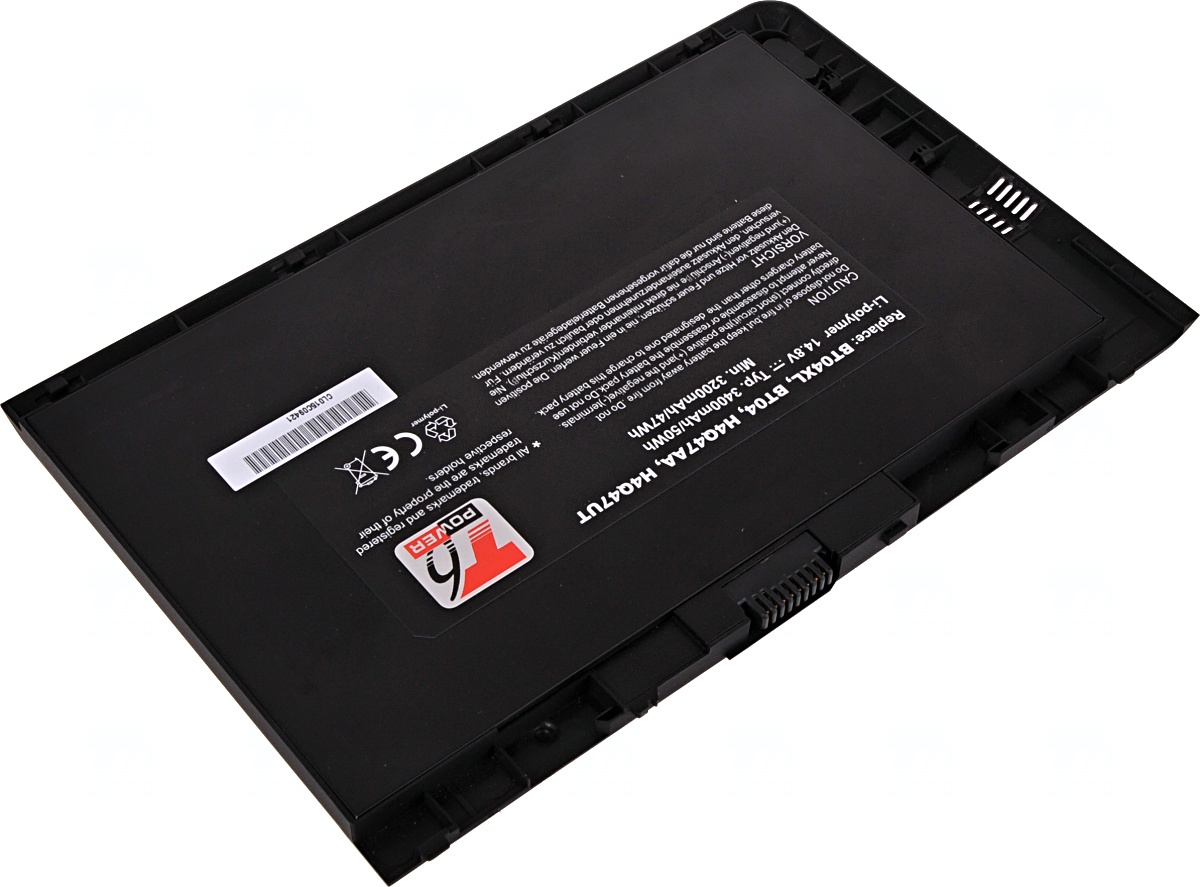 Baterie T6 Power HP EliteBook 9470m, EliteBook Folio 9470m, 3400mAh, 50Wh, 4cell, Li-pol 