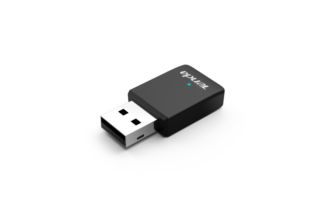 Tenda U9 WiFi AC650 USB Adapter, 633 Mb/ s (433 + 200 Mb/ s), 802.11 ac/ a/ b/ g/ n, OS Win XP/ 7/ 8/ 10/ 11 
