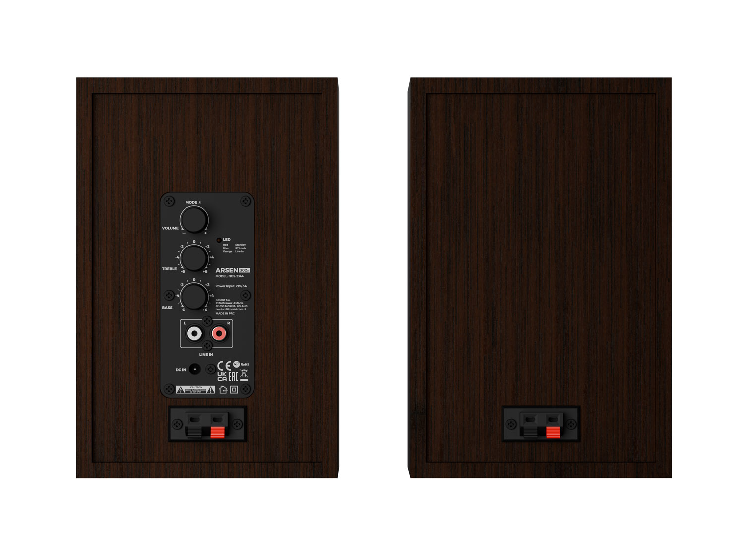 Herné reproduktory Genesis ARSEN 302BT/ Stereo/ 20W/ Hnedá 