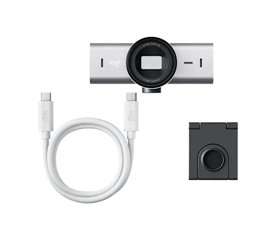 PROMO kamera Logitech MX BRIO 4K ultra HD, Grey 