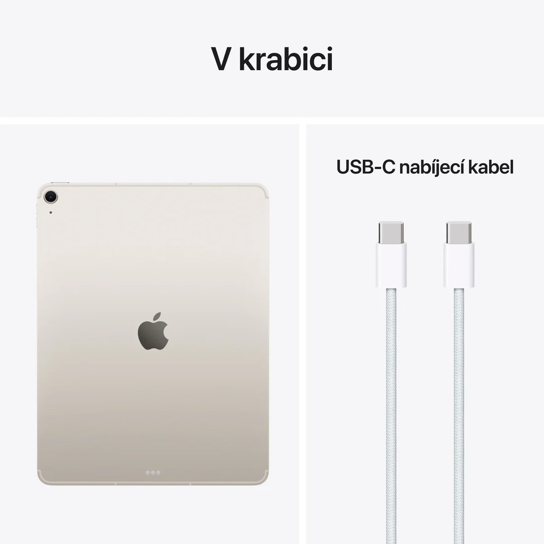 Apple iPad Air 13" (M4) - 2026/ Wi-Fi + Cellular/ 13"/ 2732x2048/ 12GB/ 512GB/ iPadOS26/ Starlight 