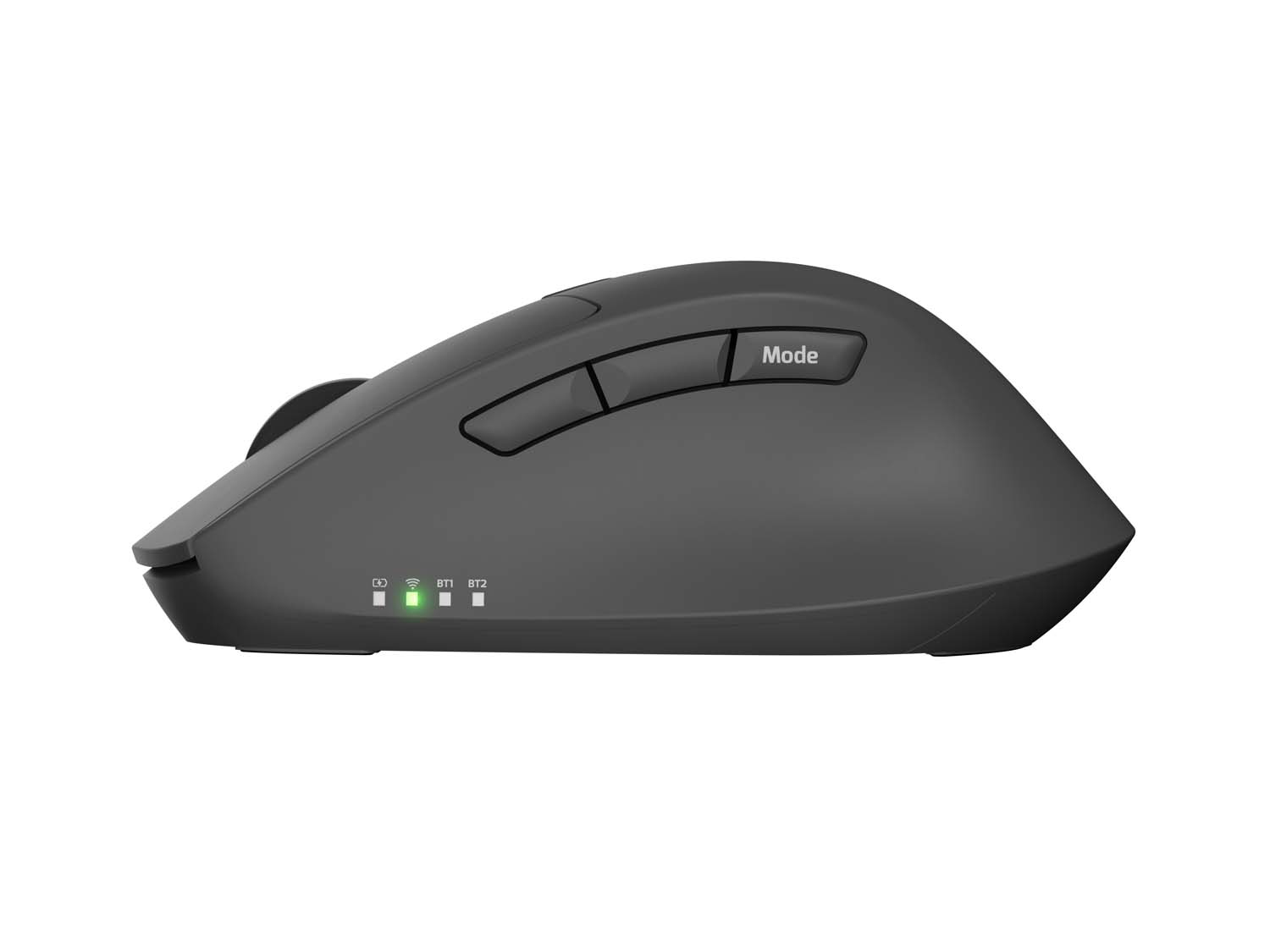 Myš bezdrôtová Natec KITE/ Kancelárska/ Blue Sense/ Pre pravákov/ 4 000 DPI/ USB+BT/ Čierna 