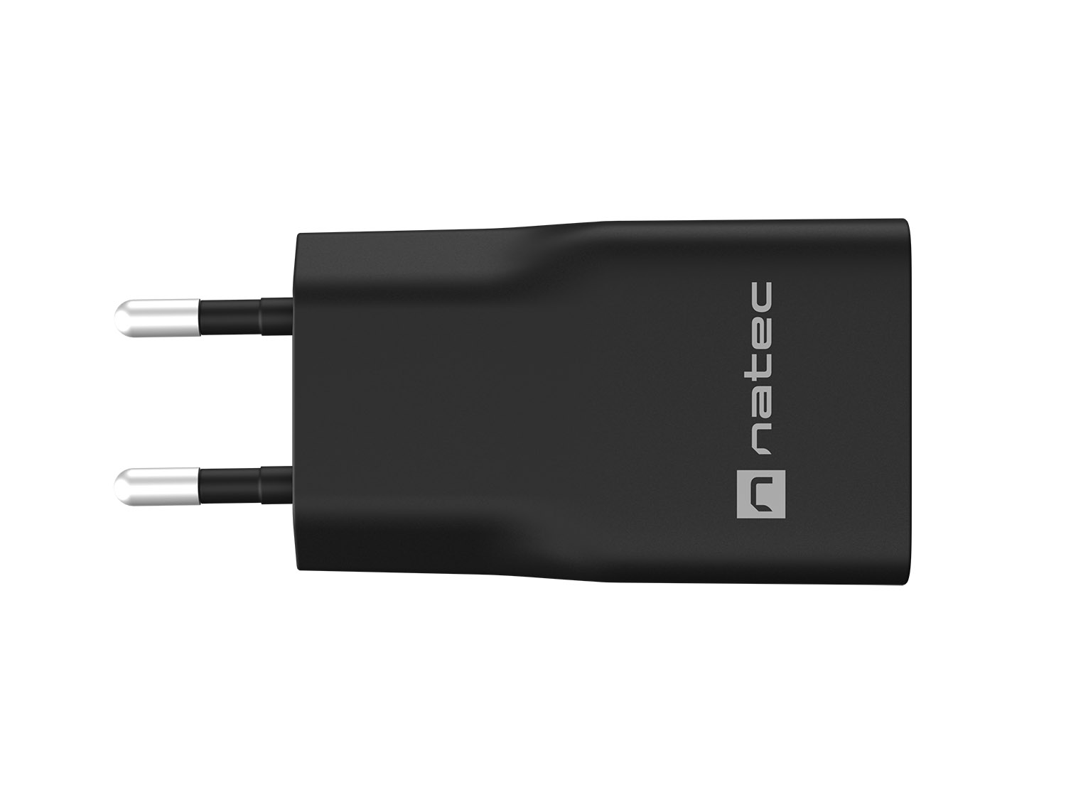 Univerzálna USB nabíjačka Natec RIBERA GaN SLIM, 20 W, 1X USB-A + 1X USB-C, Čierna 